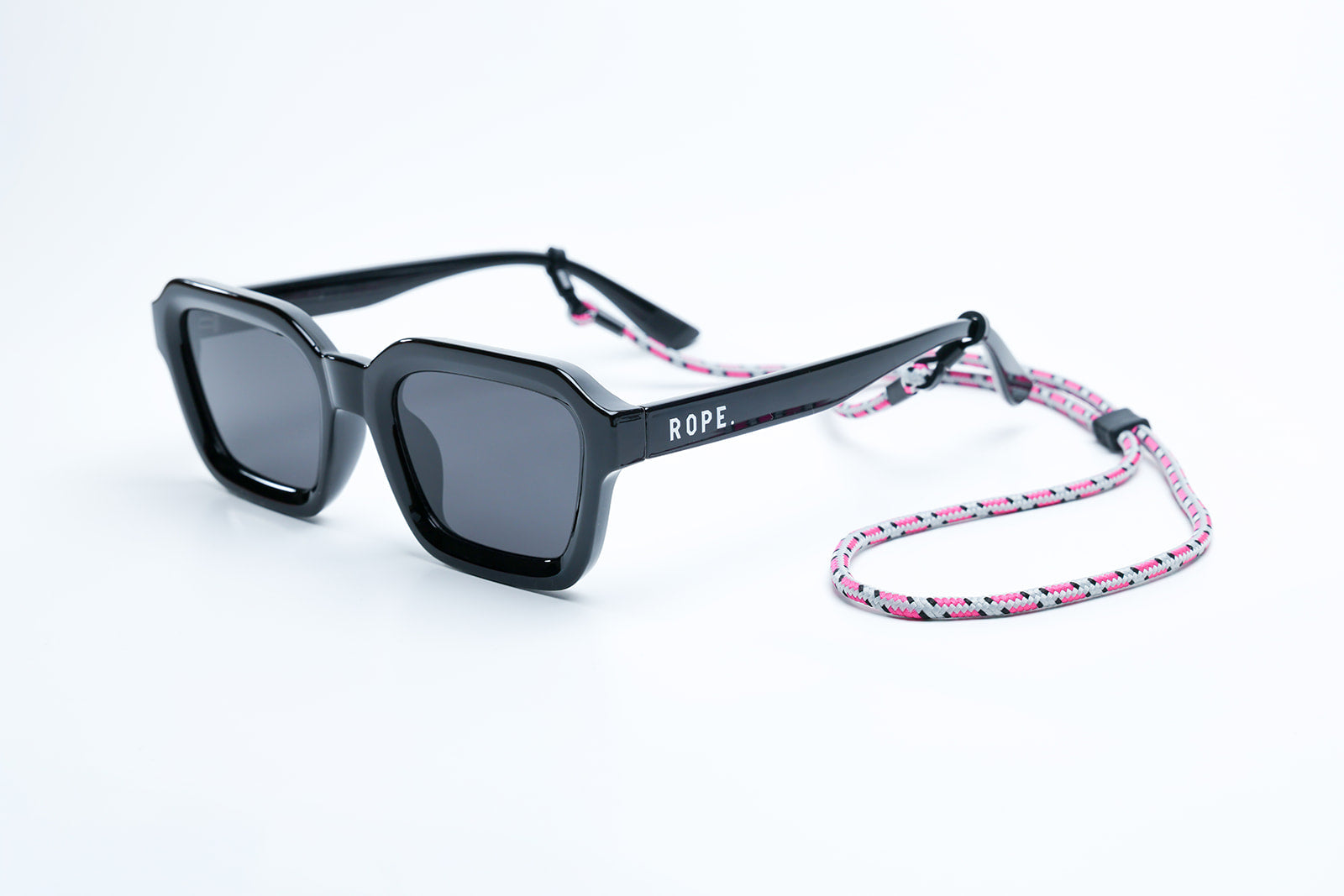 Rope Lead - Pink/Grey
