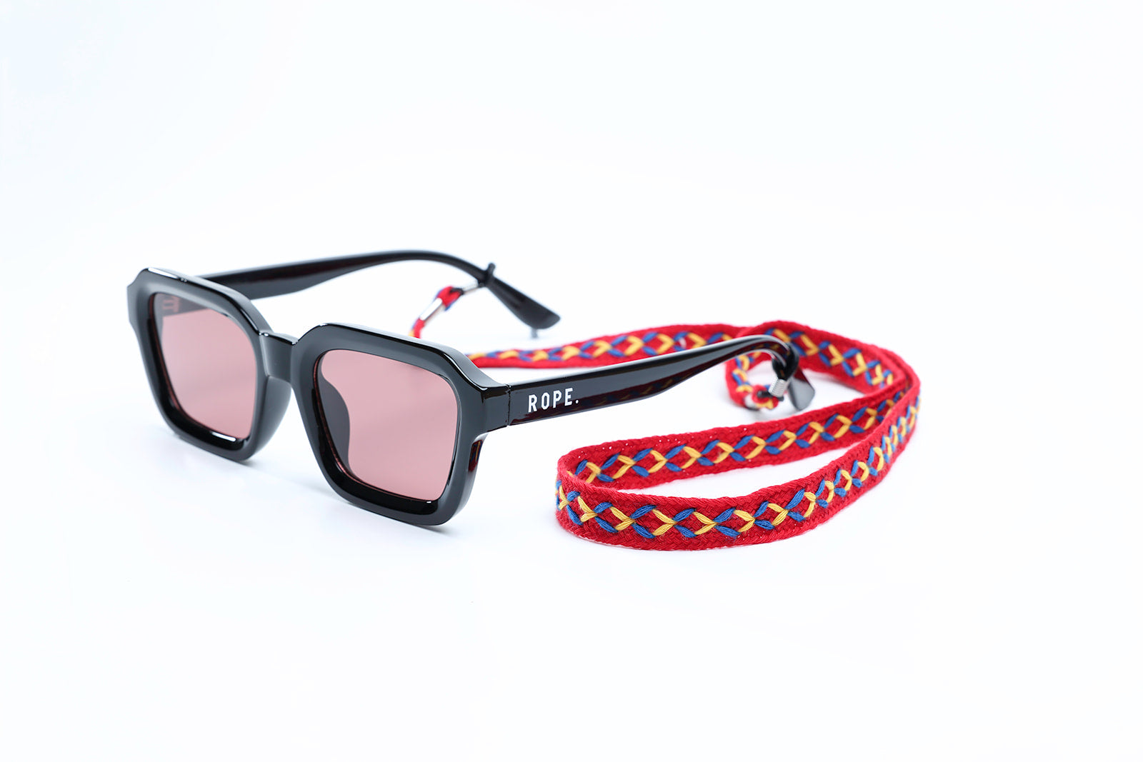 Rope Lead - Cotton Red