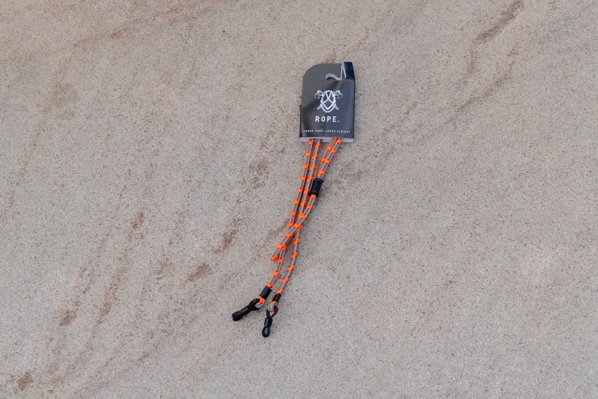 Rope Lead - orange tassel