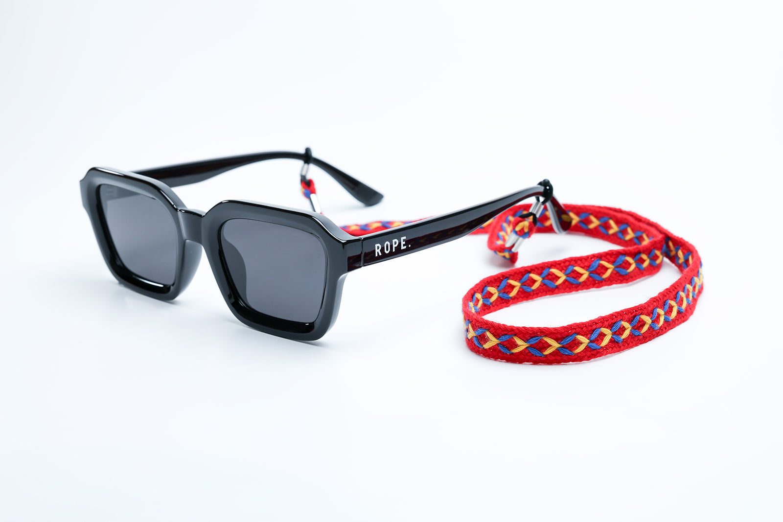 Rope Lead - Cotton Red
